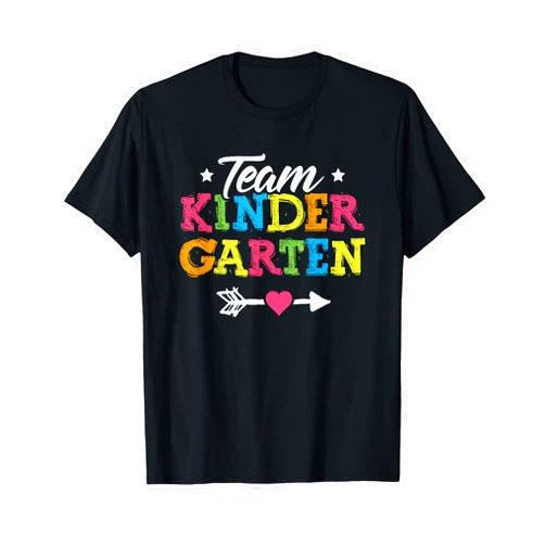 TreOri Back2School Apparel Team Kindergarten Shirt Teacher Student Kids Back To School T-Shirt