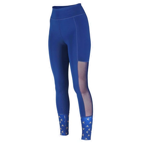 Shires Aubrion Elstree Mesh Women's Equine Horse Riding Tights Navy #8311