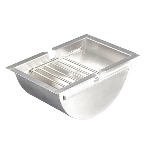 FRESQA Placed Transaction Tray, Hospital, Bank Cashier Counter, Ticket Office, Stainless Steel Withdrawal Slot,A