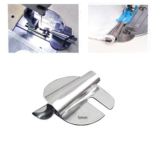 Generic Sewing Rolled Hemmer Foot, 3mm-8mm 6 Sizes Wide Sewing Rolled Hem Presser Foot, Sewing Machine Presser Foot, Hemming Foot Kit for Sewing Rolled Hemmer Presser Foot (5mm)
