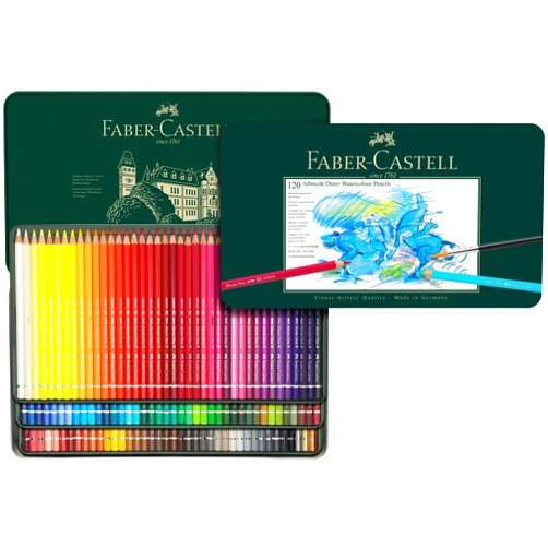 Faber-Castell Faber Castell Albrecht Durer 120 Watercolor Pencil Set Tin