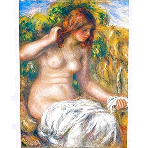 Fine Art Prints Renoir Woman By Spring Wandkunstdruck, ungerahmt