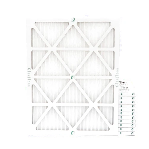Glasfloss Industries ZLP 16x20x1 Z-Line Series ZL MERV 10 Pleated Air Filter, Case of 12