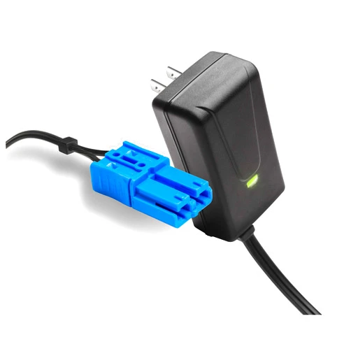 VAIX 12 Volt Battery Charger with Small Blue Plug, for 12V Kid Trax Child Ride On Car Dodge Ram 3500 Rideamales Scout Pony Josie Unicorn Disney Mickey Minnie Mouse Coupe Charger