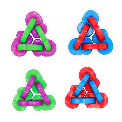 GEDDES Raymond Geddes Fidget Widget Erasers (Pack of 24) - Assorted Stress Relieving Erasers for Kids - Perfect for Birthday Party Favors and School Supplies