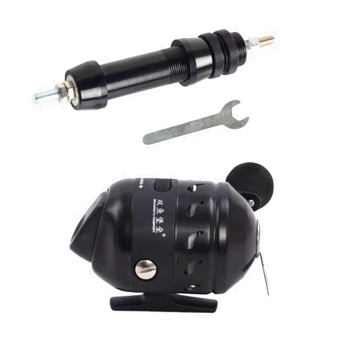 SOPOGER Fishing Spinning Reel Kit- Spincast Fishing Reel & Reel Mount Seat 25LBS Max Drag Smooth Powerful Fishing Gear for Big Game Lake River Inshore