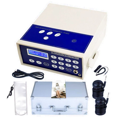 Vitaciti Ionic Foot Detox Machine，Portable Chi Detox Feet Spa Ionic Cleanse Bath Machine with Aluminum Travel Case,LED Display,Far Infrared Belt and Wrist Strap Perfect for Birthday Foot Bath Spa