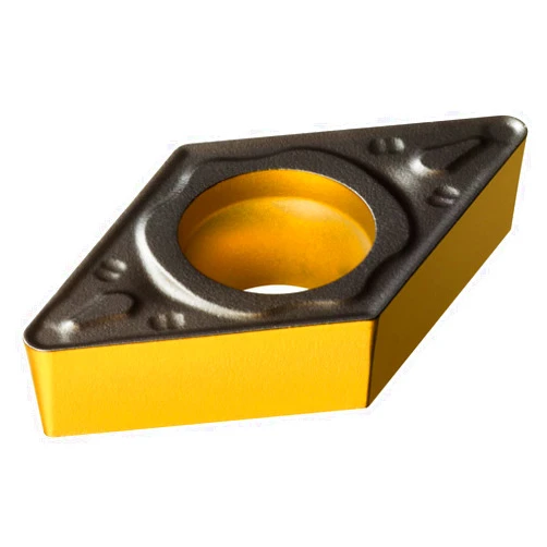 Sandvik Coromant, DCMT 3(2.5)3-PR 4325, CoroTurn 107 Insert for Turning, Carbide, Diamond 55°, Neutral Cut, 4325 Grade, Ti(C,N)+Al2O3+TiN, Inveio™ Coating Technology (Pack of 10)