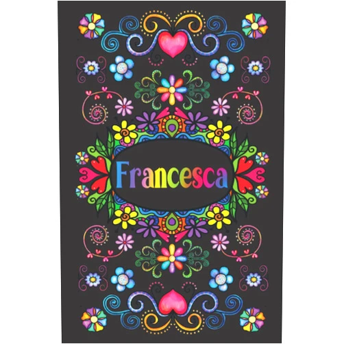 Willa Costell PERSONALIZED FRANCESCA GIFT: Francesca Name Journal For Girls and Women (Lined Notebook Present for Kids, Teenagers and Adults)