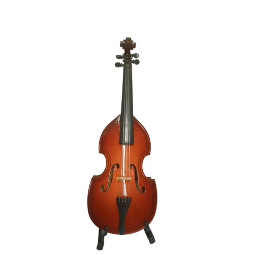 ALANO wooden bass miniature ornaments 14cm model musical instrument