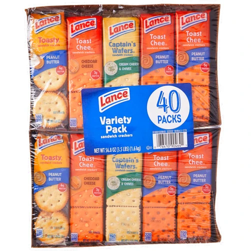 Lance Variety Pack,40 count, (56.8 oz total weight)