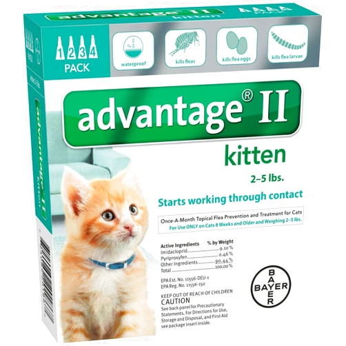 Advantage Bayer Animal Health Advantage II Kitten 4-Pack