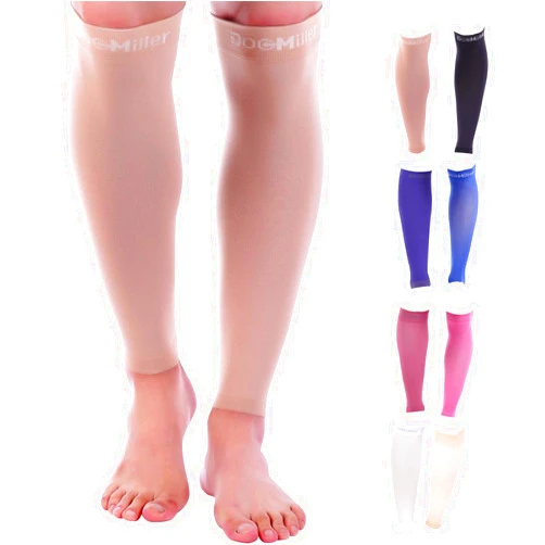 Doc Miller Compression Calf Sleeve for Men & Women, Premium Medical Grade, 15-20mmHg Graduated Support for Running, Calf Tear, Shin Splints, Knee High, Calf Sleeves, 1 Pair