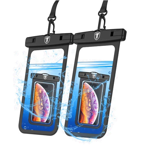 Njjex Waterproof Phone Pouch [2 Pack] Waterproof Phone Case Cellphone Dry Bag For Samsung Galaxy Note 20 Ultra S25 Ultra S24 S23 S22 S21+ S20 S10 A14 A15 A35 A16 5G iPhone 16 Pro Max 15 14 13 12 11 Xr