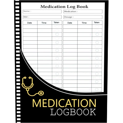 ERRB ERRB Medication Log Book: A Simple Daily Tracker and Checklist for Personal Medicine Administration and Record Keeping by Caregivers.