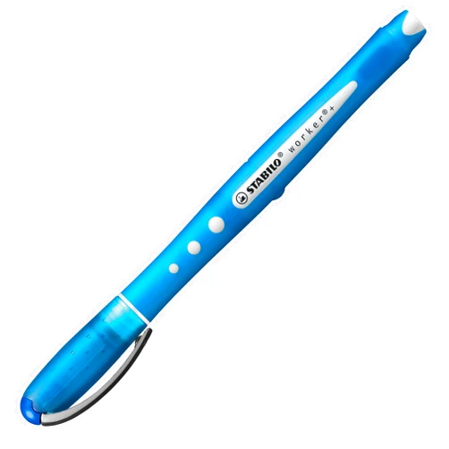 STABILO Worker Colorful Rollerball Pen, Blue