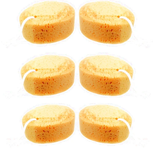 Boao 6 Pieces Foam Body Sponge Soft Exfoliating Bath Sponge Shower Sponge Body Scrubber for Adults Body Cleansing Supplies, 5.5 Inch