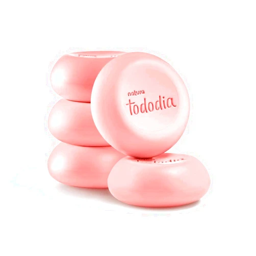 natura - Linha Todo Dia (Acerola e Hibisco) - Sabonetes em Barra Puro Vegetal (5 x 90 Gr) - (Every Day (Hibiscus & Acerola) Collection - Pure Vegetable Bar Soaps (5 x Net 3.17 Oz))
