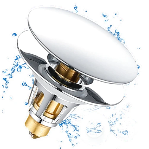 TIORIY Universal Bathroom Sink Stopper, 1.1~1.5