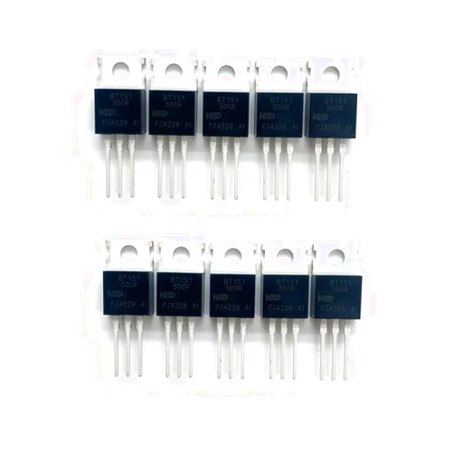 XYwsh 10Pcs BT151-500R NXP Thyristor SCR 500V 12A 3-Pin TO-220 Terminals Triode Transistor