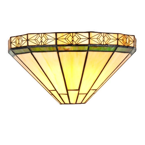 RADIANCE goods Tiffany-Style 1 Light Mission Indoor Wall Sconce 12