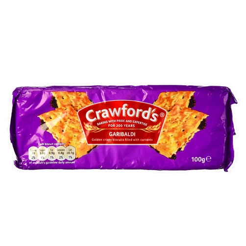 Duuous Crawford's Garibaldi Biscuits 100g (Pack of 12)