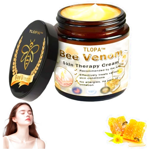 TLOPA Bee Venom Skin Treatment Cream, Bee Venom Skin Therapy Cream, bee venom cream for All skin Types (1PC)