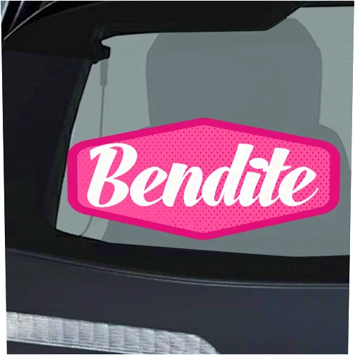 Makoroni Bendite Name, CAR Magnet-Magnetic Bumper Sticker 3.5x8 or 4.5x10 inc, DesH90