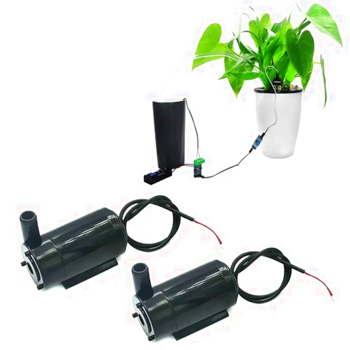 AIMPGSTL DC 3V 5V Micro Submersible Motor Pump Mini Water Pump, for Aquariums Fish Tank Pond Fountain Hydroponics Garden Plant Flower