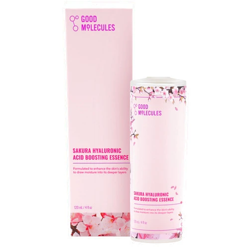 Good Molecules Sakura Hyaluronic Acid Boosting Essence - Ultra Hydrating Facial Moisturizer - Skincare for Hydration, Tightening, Anti Aging, Instant Glow - Skin Care for Face