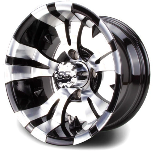 Golf Cart King MODZ® Vampire Machined Black 12