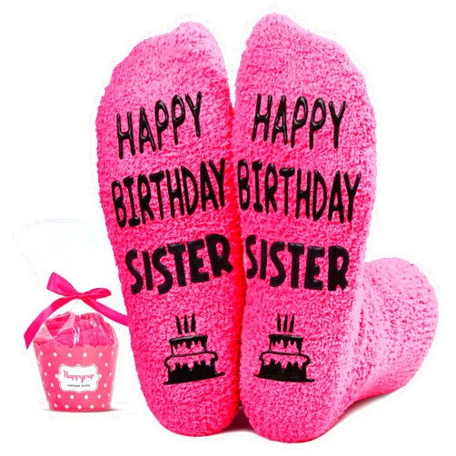 HAPPYPOP Birthday Gifts For Women Teen Girls - Nana Mom Sister Gifts, Socks, Presents
