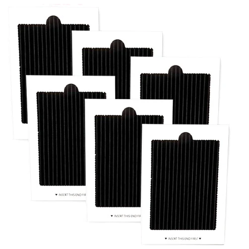 SEISSO Refrigerator Air Filter Replacement 6 Pack - Carbon Activated Filter Compatible with Frigidaire & Electrolux Pure Air Ultra Reduce Odors for EAFCBF, PAULTRA, RAF1150 242061001,242047801, 242047804