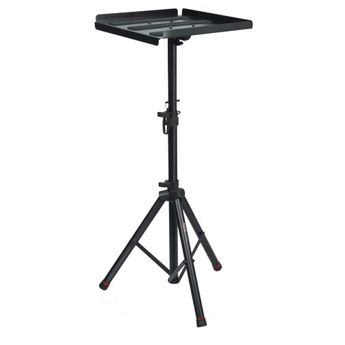 Gator Frameworks Heavy Duty Deluxe Adjustable Multi-Media Gear Stand Featuring 100x100 Vesa Mounting Brackets | Ideal for Laptops and more; Min/Max Height - 36