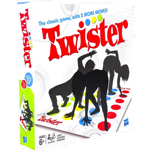 Hasbro Gaming Hasbro Twister Party Classic Board Game for 2 or More Players,Indoor and Outdoor Game for Kids 6 and Up,Packaging May Vary