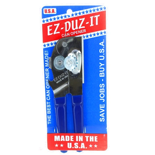 EZ-DUZ-IT Can Opener, (Blue)
