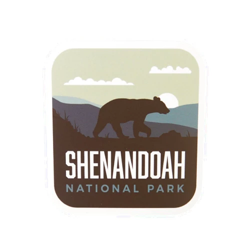 Vagabond Heart Shenandoah National Park Sticker - Weatherproof Vinyl Souvenir Decal