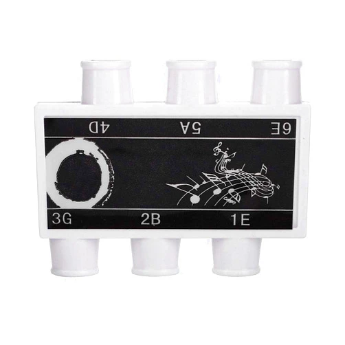Sugoyi Tuning Pipe, 6 Tones Tuner Pitch, Hand-tuned Plastic E B G D A E with Case for Electric Guitars Guitar Parts Acoustic Guitars