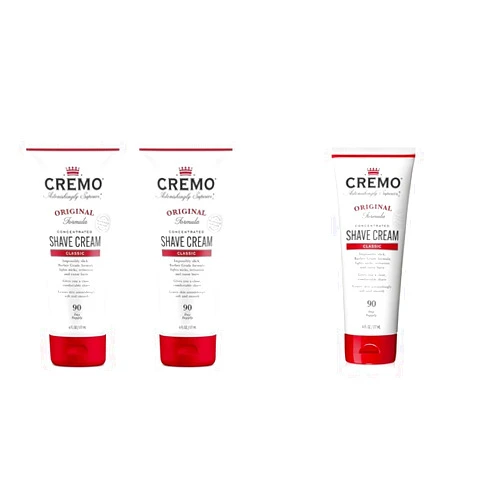 Cremo Barber Grade Original Shave Cream Bundle with Astonishingly Superior Ultra-Slick Formula, 6 Fl Oz (2 Pack)