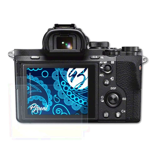 Bruni Screen Protector compatible with Sony Alpha a7 II ILCE-7M2 Protector Film, crystal clear Protective Film (2X)