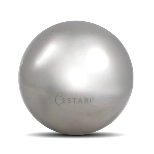 Cestari Whiskey Ball - Reusable Stainless Steel Ice Sphere - Scotch,Vodka,Wine Ice Chiller Stocking Stuffer - Ice Cube Metal Whiskey Stones Ball Won't Dilute Your Drink - Whiskey Drink Coolers Gift - 55mm