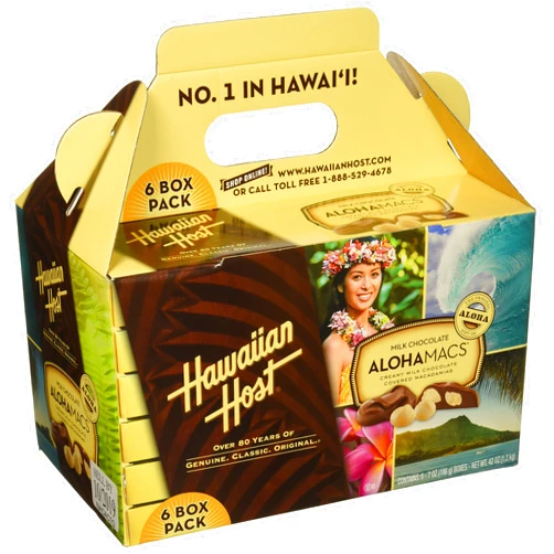 Hawaiian Host Alohamacs Milk Chocolate The Original Chocolate Covered Macadamia Nut, 42 Ounce 2.62 Pound (Pack of 1)
