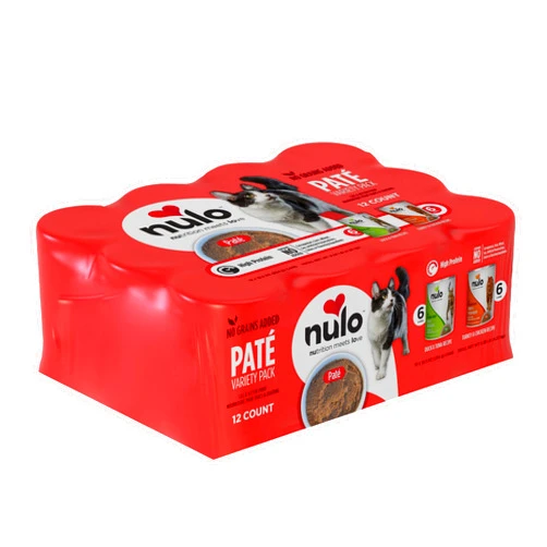 Nulo Freestyle Variety Flavor Pate Wet Canned Cat Food, 12.5 Ounce (Pack of 12)
