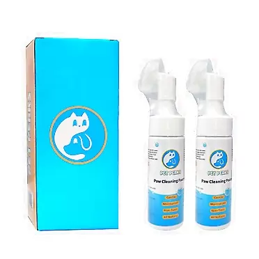Generic Pet Perks Paw Cleaner 2 Pack, Paw Cleaner for Dogs and Cats, Waterless Shampoo, Pet Grooming Brush, Paw Moisturizer, No-Rinse Dog Shampoo