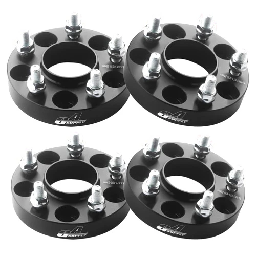 GAsupply 1 inch 5x114.3 Wheel Spacers Hubcentric, 5 Lug 25mm Wheel Spacers 5x4.5 67.1mm Hub Bore 12x1.5 Studs, Compatible with Compass, Patriot, Hyundai Genesis