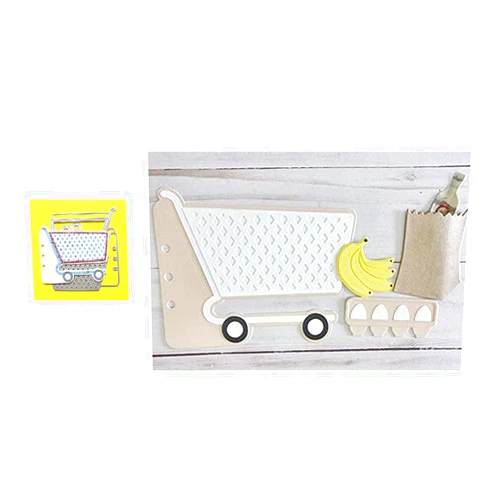 HAS Mountain - Cutting Dies Shopping Cart Planner Scrapbook Cardmaking DIY Paper Craft Metal Stencil Photo Album Box Stamps Clearance Frame Card Memorial Thanksgiving Good Friday Easter Mother’s Day