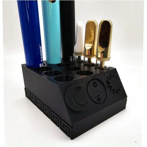 Handmade Vape Cart Sorting Stand (Black)