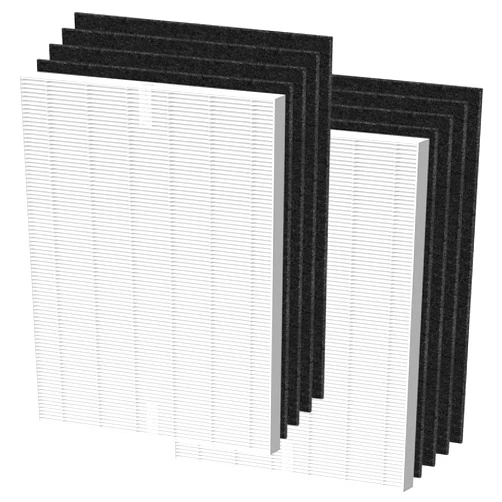 ADDUBEAU D360 Replacement Filter D3 Compatible with Winix D360 Air Puri-fier, 2 H13 True HEPA Filters + 8 Activated Carbon Pre-filters, Part Number 1712-0101-02