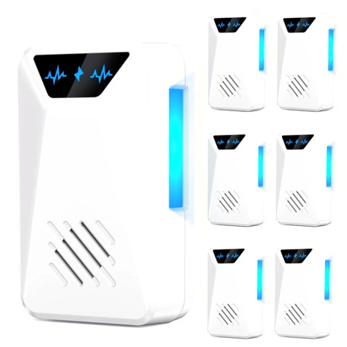 Lickoon 6 Packs Ultrasonic Pest Control Repeller, Electronic Pest Repellent Plug in Indoor for Insect Roaches Spider Ant Bug Mosquito Rat Mouse Repellent for House Home Kitchen Garage