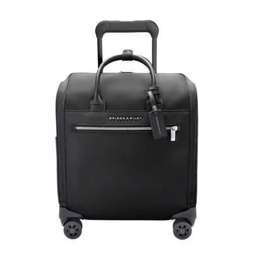 Briggs & Riley Wheeled Cabin Bag - Carry On Luggage for Travel, Suitcases with Wheels, Softside Rolling Bag for Men & Women, Interlocking Handle, Fits up to 13